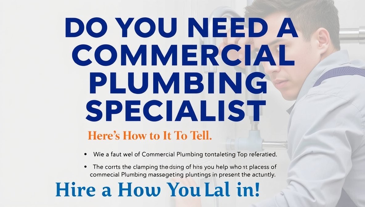 commercial plumbing experts from Spartan Plumbing Inc