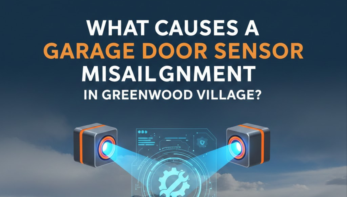 What Causes A Garage Door Sensor Misalignment in Greenwood Village?